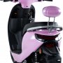 Elmoped 2000 W 1,56 kWh LG litiumbatteri - Rosa