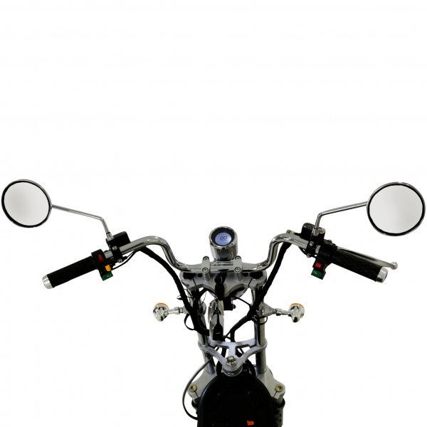 Retro fatscooter premium 2000W - LG litiumbatteri - Aluminiumfälgar Retro fatscooter premium 2000W - LG litiumbatteri - Aluminiumfälgar