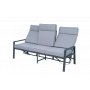 Loungegrupp i aluminium med recliner � Soffa, 2 stolar & bord | Apelviken