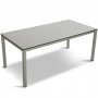 Underhllsfritt matbord i hgtryckslaminat och aluminium - 180cm