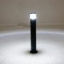 Pollare - Svartlackerad aluminium