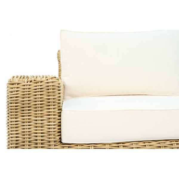 Loungegrupp i rotting | Soffa, f�t�ljer & bord | Dynor ing�r | Solena premium