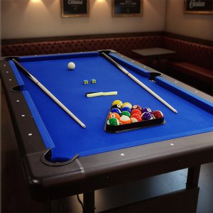 Hopf�llbart biljardbord 6 fot 194,5 x 110 x 80 cm