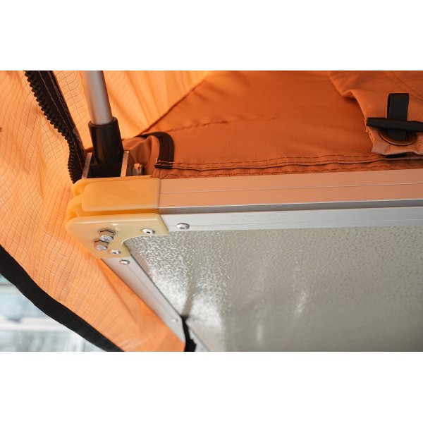 Takt�lt Softshell 240�160 cm | 10 000 mm vattent�tt | Madrass & stege ing�r | Trekkrunner