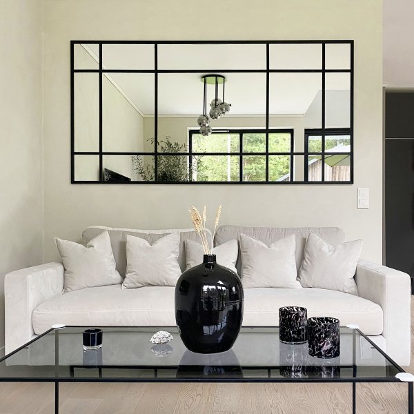 Stor helkroppsspegel | Sprjsad | Svart ram