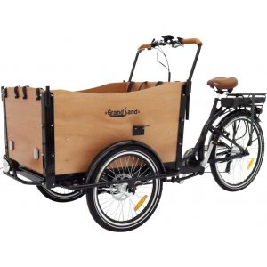 Eldriven Cargobike | L�dcykel f�r 4 barn | 250W Ananda-motor, LG-batteri & Shimano 6-v�xlar