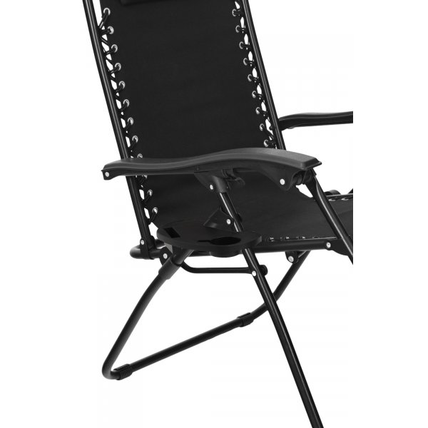 Amalia solstol | Svart | Baden Baden