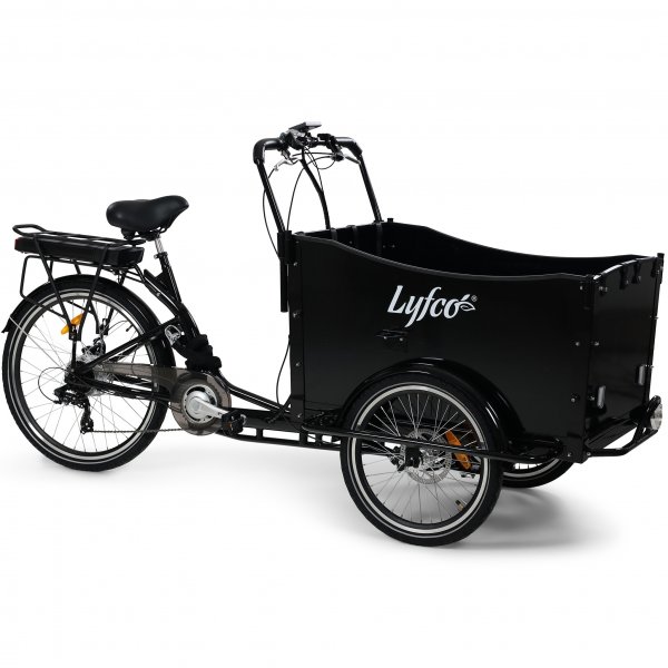Lådcykel El | 6 växlar | 250W - 16Ah LG-batteri | Lång räckvidd | Lyfco Lådcykel El | 6 växlar | 250W - 16Ah LG-batteri | Lång räckvidd | Lyfco