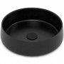 Runt tvttstll 40cm | Svart granit | 100% natursten