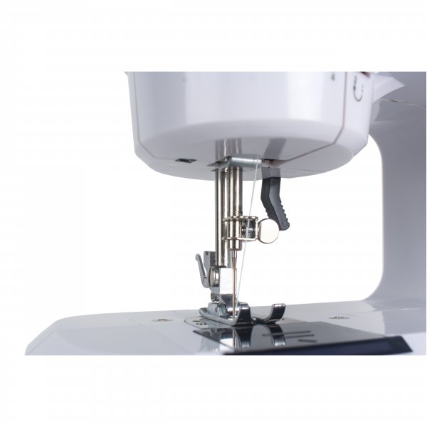 Symaskin elektrisk med bord | 39 S�mmar & tvillingn�l | LED-belysning | Vit/Svart