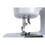 Symaskin elektrisk med bord | 39 S�mmar & tvillingn�l | LED-belysning | Vit/Svart