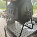 Kundbild Roterande varmkompost / komposttrumma 160 liter: Ihop monterad och klar. Något...