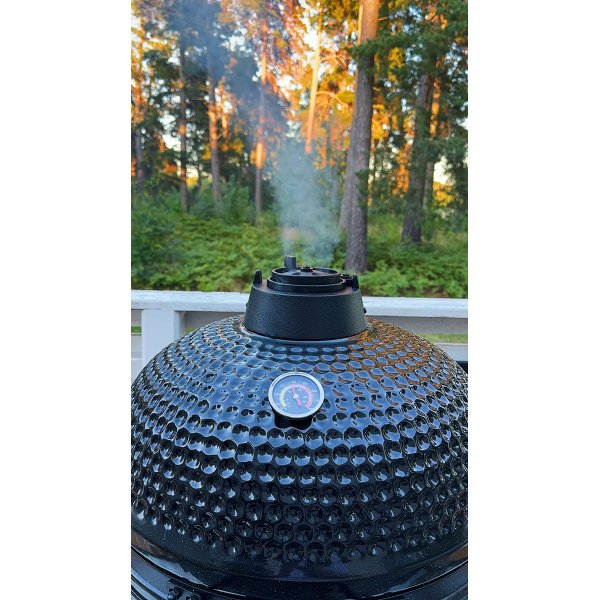 Kamado Grill | Keramisk Grill BBQ | 45 cm | Svart