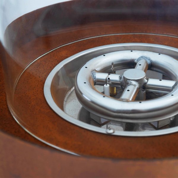 Gasoldriven eldstad i cortenst�l | F�r utomhusmilj� | Fredrika - FYNDVARA