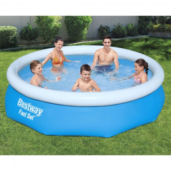 Bestway rund Fast Set Pool 3,05m - 76cm djup (57266)