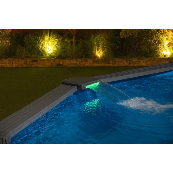 Bestway Hydrium pool ovan mark �7,32 m � 132 cm djup | St�lpool (561RP)