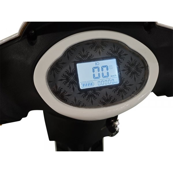 Elmoped 500W | 48V 20Ah batteri | Upp till 45 km rckvidd | Moped klass 2 | Tyst & kompakt fr stadskrning