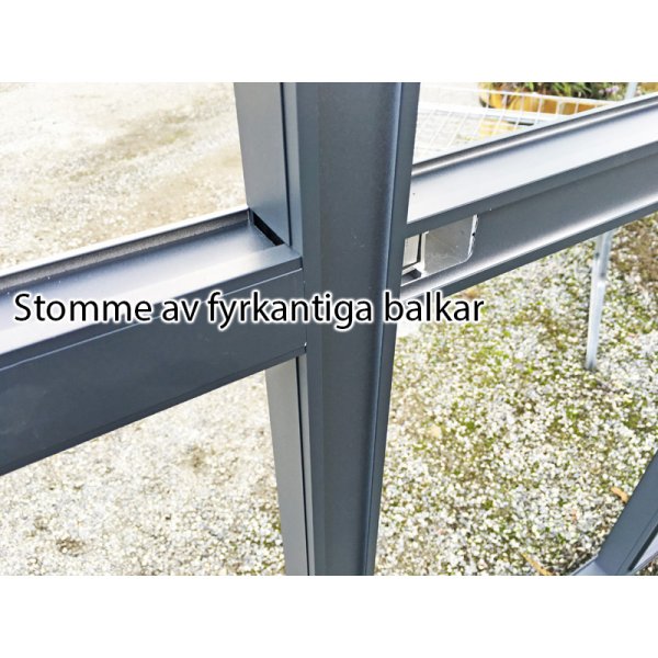 Orangeri/Lusthus 10m² | Sexkantigt växthus | Säkerhetsglas Orangeri/Lusthus 10m² | Sexkantigt växthus | Säkerhetsglas