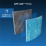 Bestway pool ovan mark 9,56x4,88m � 132cm djup | APX 365� Rektangul�r St�lpool (561KJ)