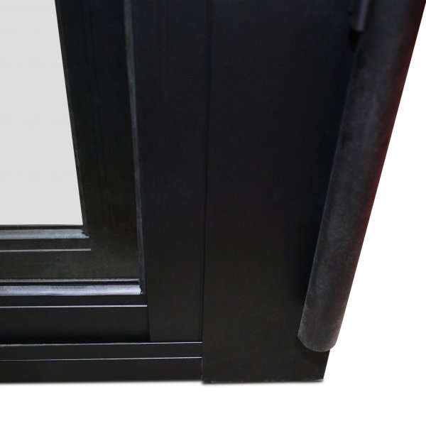 Uterum 14,8m² | Säkerhetsglas och kanalplast | Aluminiumstomme | Svart Uterum 14,8m² | Säkerhetsglas och kanalplast | Aluminiumstomme | Svart