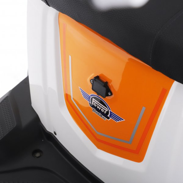 Promenadscooter 1100W | Terränghjul | Orange/Vit Promenadscooter 1100W | Terränghjul | Orange/Vit