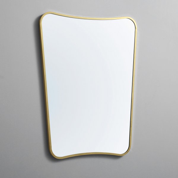 Spegel med rundade former - TIFFANY GOLD