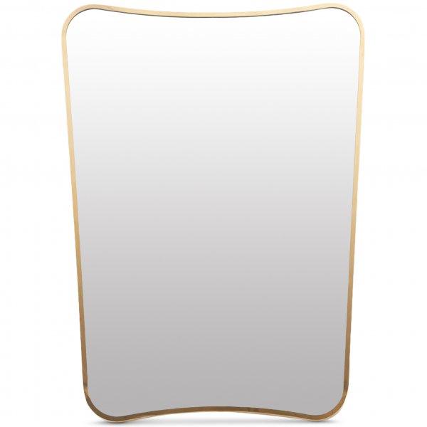 Spegel med rundade former - TIFFANY GOLD