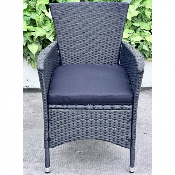 Matgrupp utemöbler med 8 stolar | Dynor ingår | Svart | Lyfco Lysekil Matgrupp utemöbler med 8 stolar | Dynor ingår | Svart | Lyfco Lysekil