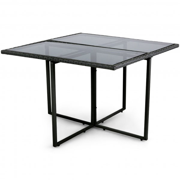 Platseffektiv matgrupp | 4 stolar i konstrotting | Lyfco Malmön Platseffektiv matgrupp | 4 stolar i konstrotting | Lyfco Malmön