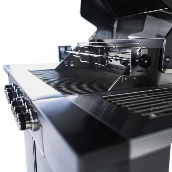 Rostfri gasolgrill med varmluftsfunktion | Malibu/Nashville Blackline Rostfri gasolgrill med varmluftsfunktion | Malibu/Nashville Blackline