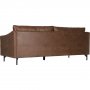 Soffa 3-sits | Cognacsfärgat ecoläder, metallben & modern design | Harpan Soffa 3-sits | Cognacsfärgat ecoläder, metallben & modern design | Harpan