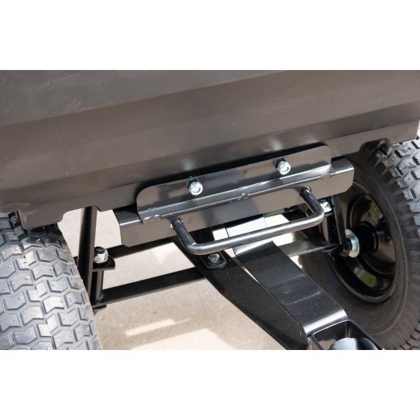 Tippbar trädgårdsvagn 125L | 350kg | Hållbar stålram | Svart Tippbar trädgårdsvagn 125L | 350kg | Hållbar stålram | Svart