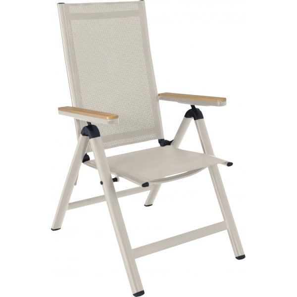 Reglerbar positionsstol i beige textilene med trlook | Svea