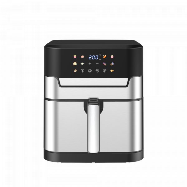 Airfryer 8L | Digital Pekskrm | 10 Frinstllda Program | Lyfco