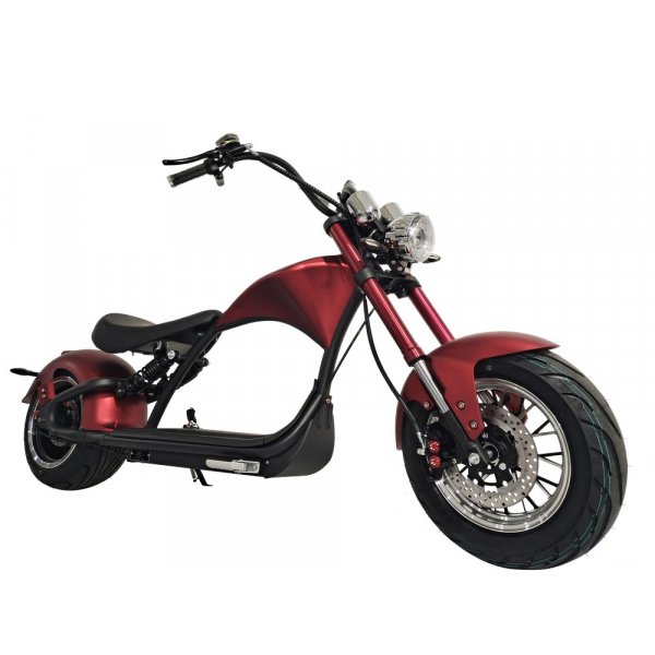 Elscooter Bge 2000W  Rd | Registrerbar Moped Klass I | 45 km/h