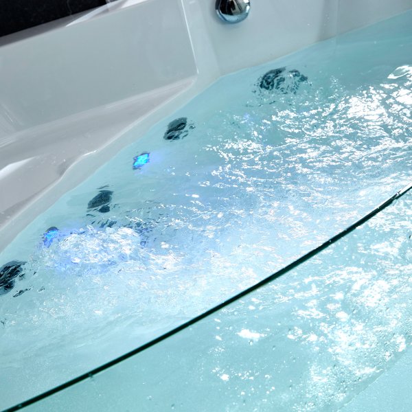 Bubbelbadkar hörn med underhållsvärme | 150x150cm | BK-058 Bubbelbadkar hörn med underhållsvärme | 150x150cm | BK-058