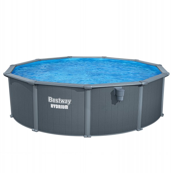 Bestway pool ovan mark Ø4,88m – 132cm djup | Hydrium™ Stålväggspool Set (561CU) Bestway pool ovan mark Ø4,88m – 132cm djup | Hydrium™ Stålväggspool Set (561CU)