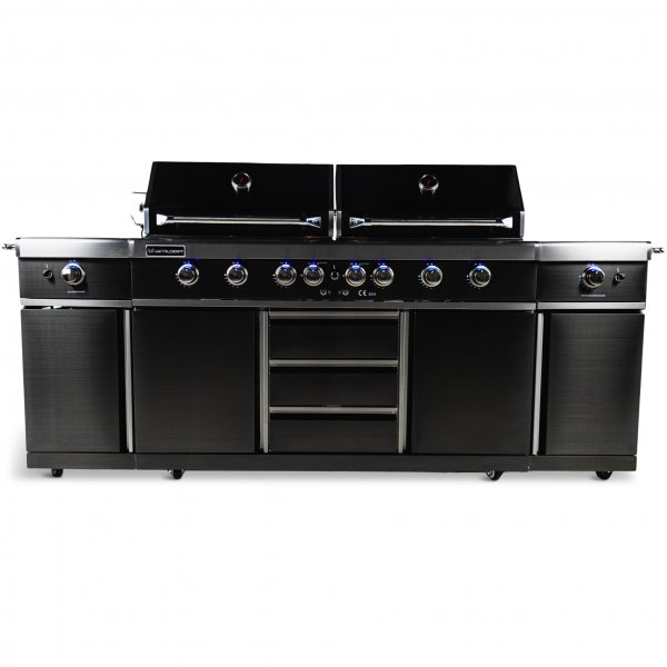 Dubbel gasolgrill med varmluftsfunktion | Denver Blackline Dubbel gasolgrill med varmluftsfunktion | Denver Blackline