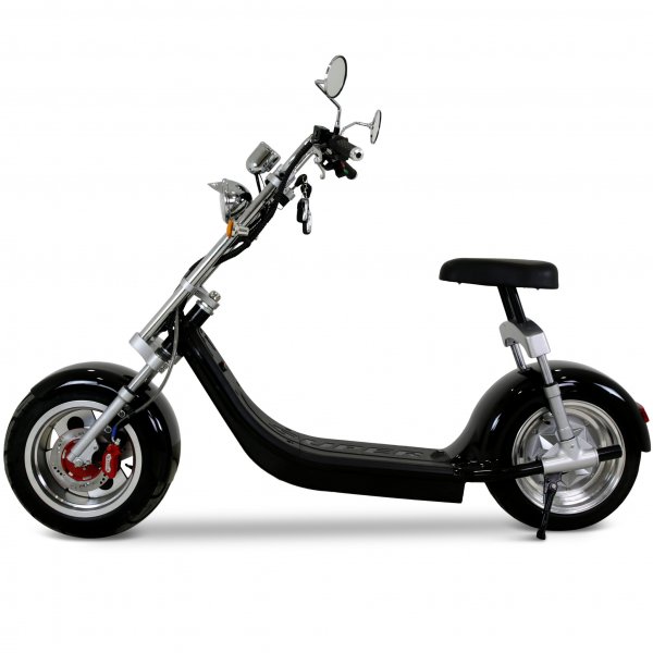 Retro fatscooter premium 2000W - LG litiumbatteri - Aluminiumfälgar Retro fatscooter premium 2000W - LG litiumbatteri - Aluminiumfälgar