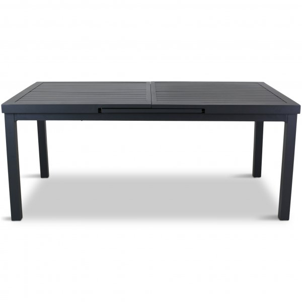 Förlängningsbart bord i aluminium 180-240cm | 8 positionsstolar Förlängningsbart bord i aluminium 180-240cm | 8 positionsstolar