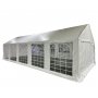 Partytlt 4x10 m | Galvaniserad stl stllning | Vit
