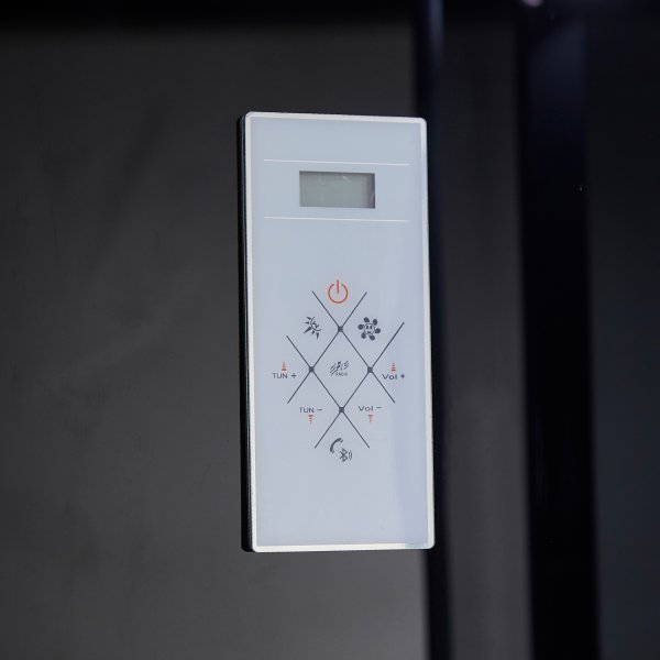 Rektangul�r duschkabin med jacuzzi-badkar