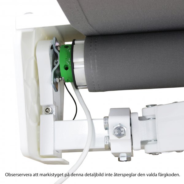 Terrassmarkis 5x3m | Elektrisk motor & fj�rrkontroll | F�rg 360 - FYNDVARA