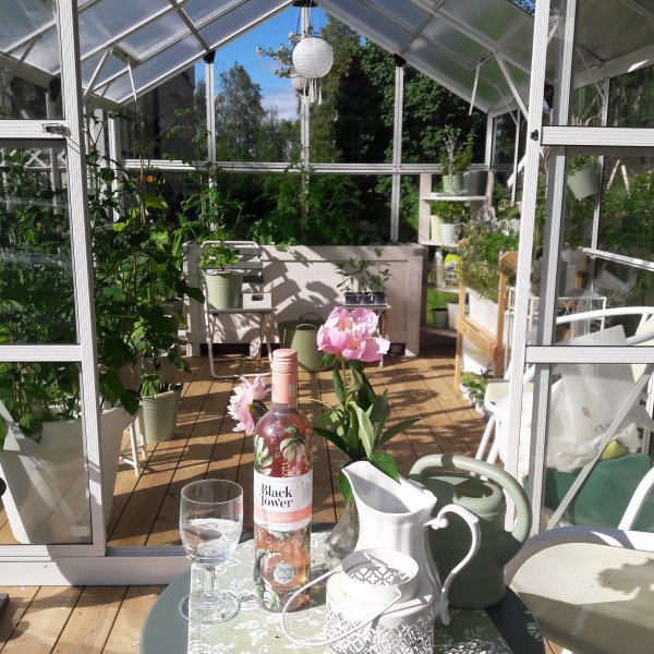 Växthus 8,0m² | 4mm säkerhetsglas | 5 års stormgaranti Växthus 8,0m² | 4mm säkerhetsglas | 5 års stormgaranti