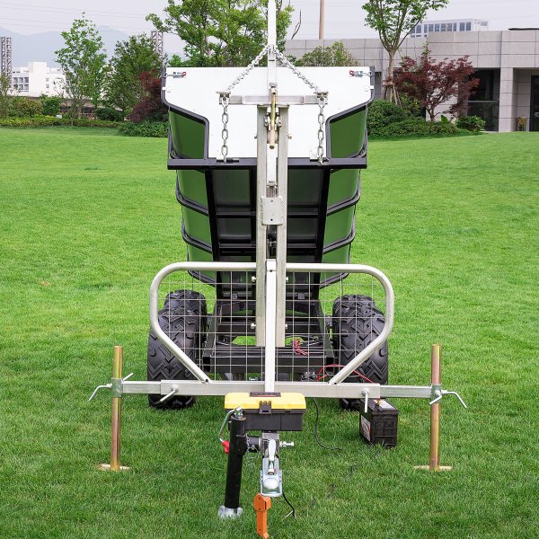 Elektroniskt tippbart ATV-släp | Linjärt ställdon Elektroniskt tippbart ATV-släp | Linjärt ställdon