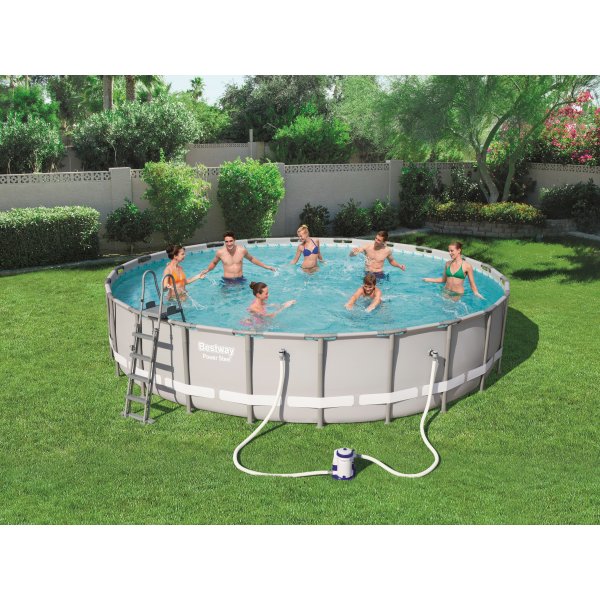 Ovanmarkpool 6,7 m diameter - Bestway Power Steel (56705) Ovanmarkpool 6,7 m diameter - Bestway Power Steel (56705)