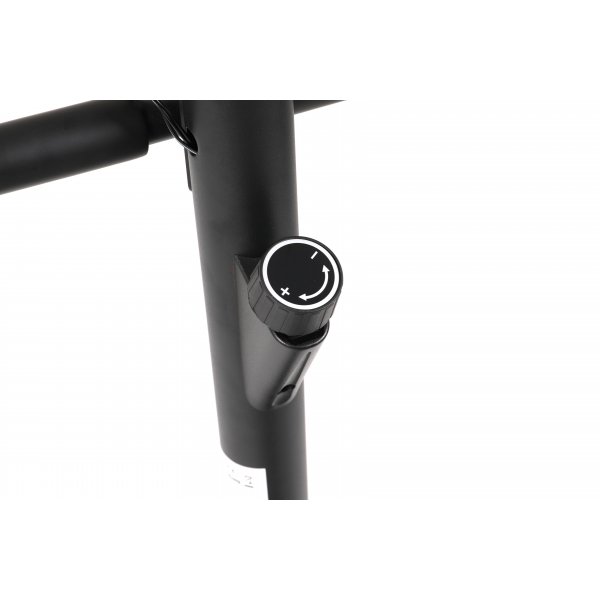 Motionscykel f�r hemmatr�ning med pulssensor och display � Svart