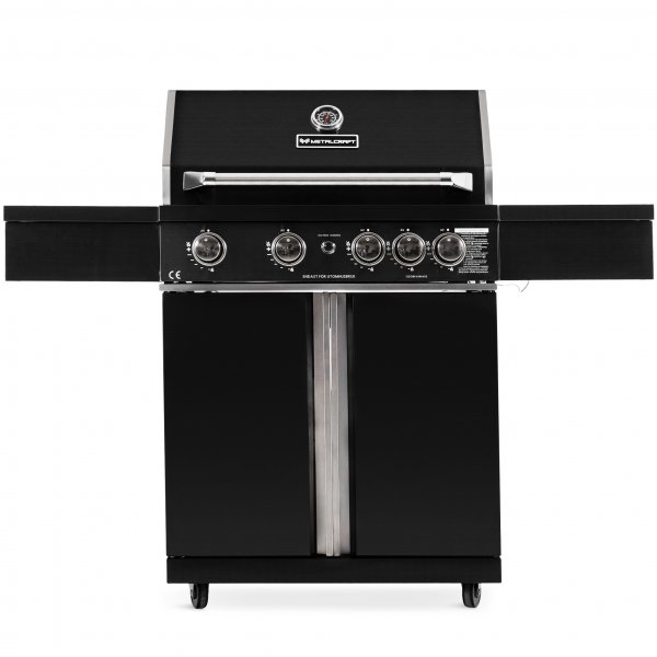 Rostfri gasolgrill med varmluftsfunktion | Malibu/Nashville Blackline Rostfri gasolgrill med varmluftsfunktion | Malibu/Nashville Blackline