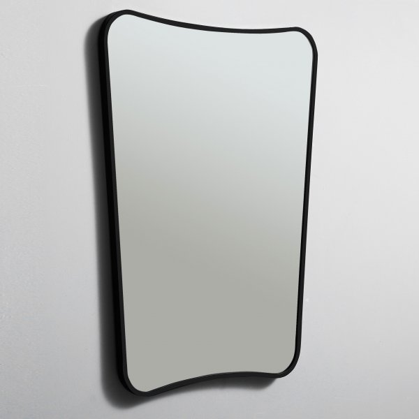 Spegel med rundade former - TIFFANY BLACK