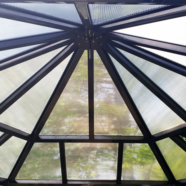 Orangeri/Lusthus 10m² | Sexkantigt växthus | Säkerhetsglas Orangeri/Lusthus 10m² | Sexkantigt växthus | Säkerhetsglas
